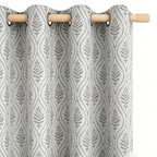 Botanical Trellis Woven Curtain Panel
