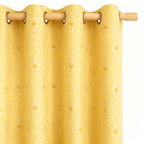 Sunlit Botanical Trellis Grommet Curtain Panel