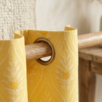 Sunlit Botanical Trellis Grommet Curtain Panel