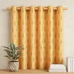 Terracotta Botanical Trellis Grommet Curtain Panel