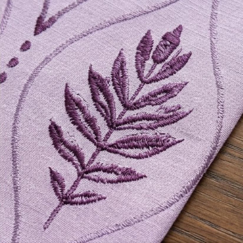Lavender Mist Botanical Trellis Grommet Curtain Panel