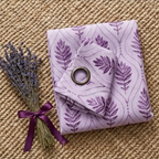 Lavender Mist Botanical Trellis Grommet Curtain Panel