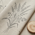 Grey Meadow Botanical Grommet Curtain Panel