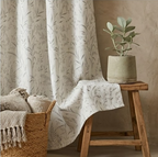 Grey Meadow Botanical Grommet Curtain Panel
